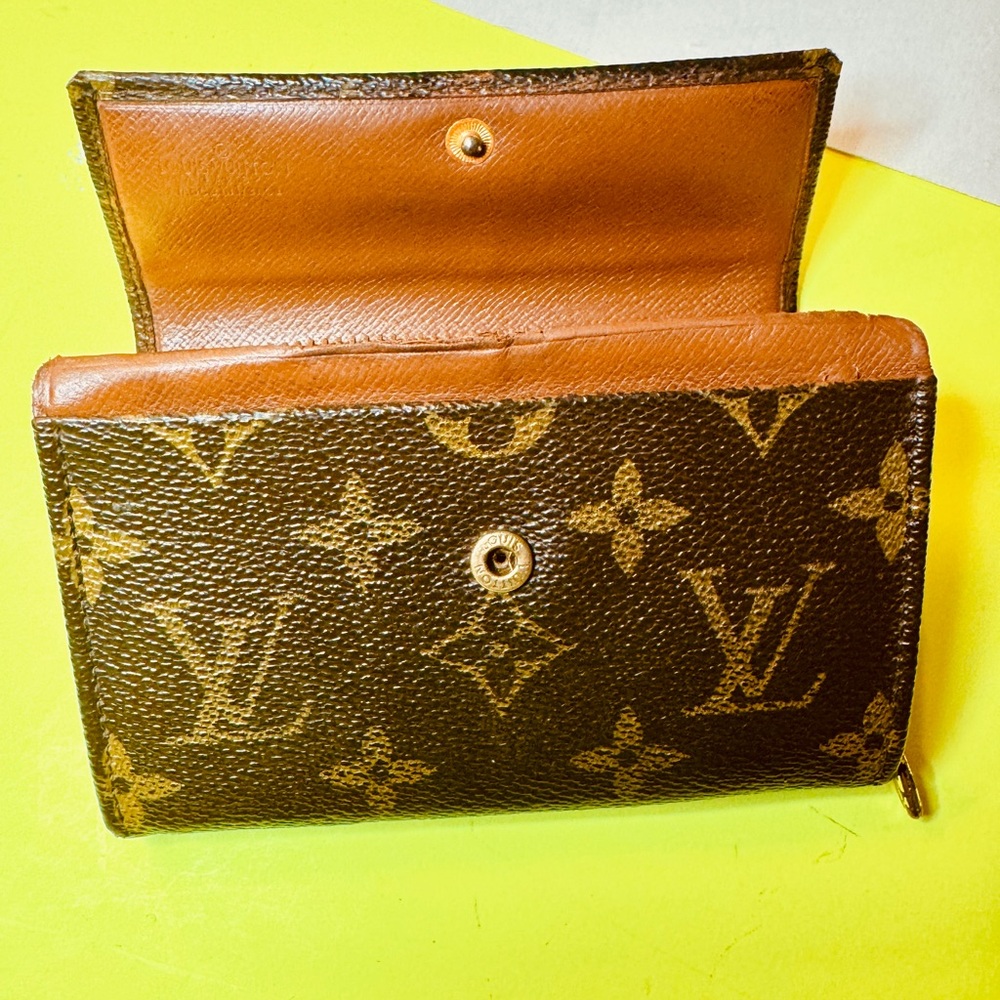 Brown Monogram card holder wallet vintage - Picture 8 of 11